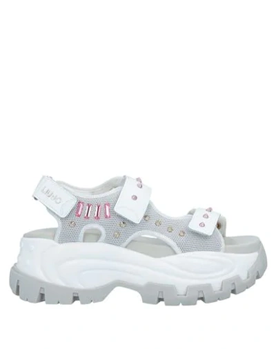 Shop Liu •jo Sandals In White