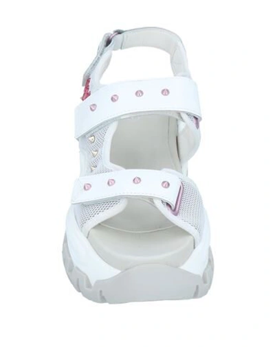 Shop Liu •jo Sandals In White