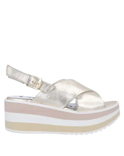 Shop Carmens Sandals In Platinum