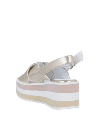 Shop Carmens Sandals In Platinum