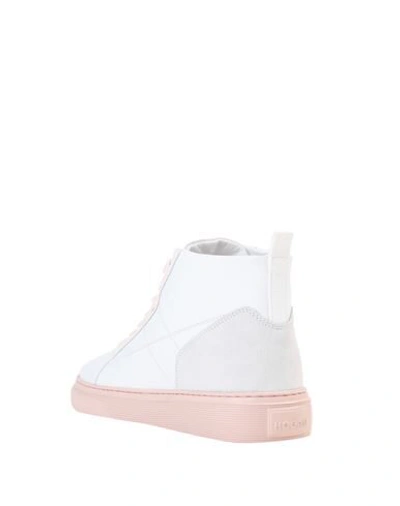 Shop Hogan Woman Sneakers White Size 8 Soft Leather