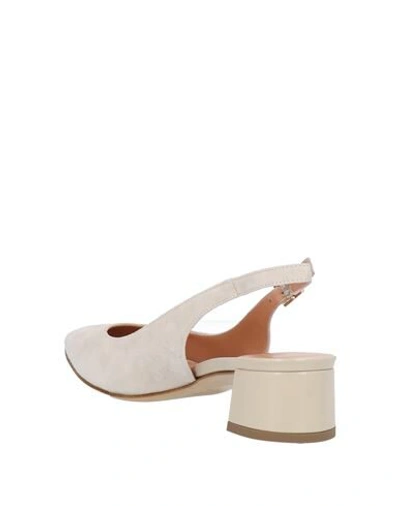 Shop Fauzian Jeunesse Pumps In Light Grey