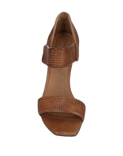 Shop Fauzian Jeunesse Sandals In Camel