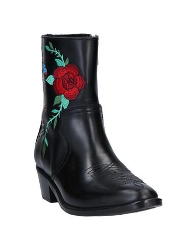Shop Zadig & Voltaire Woman Ankle Boots Black Size 8 Leather