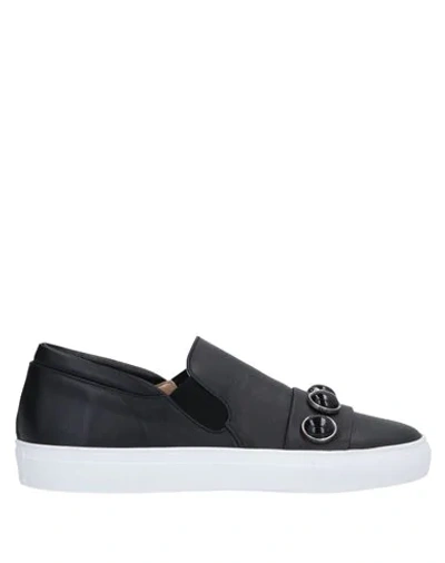 Shop Alberto Fermani Sneakers In Black