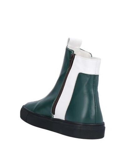 Shop Alberto Fermani Ankle Boots In Dark Green