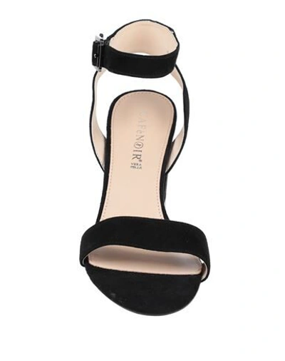 Shop Cafènoir Woman Sandals Black Size 7 Soft Leather