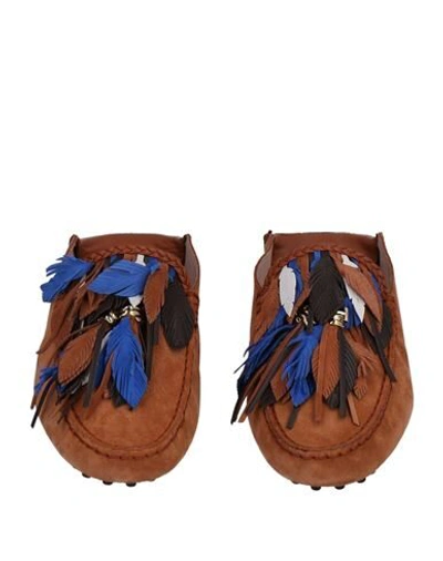 Tod's Woman Mules & Clogs Brown Size 6.5 Soft Leather In Brown