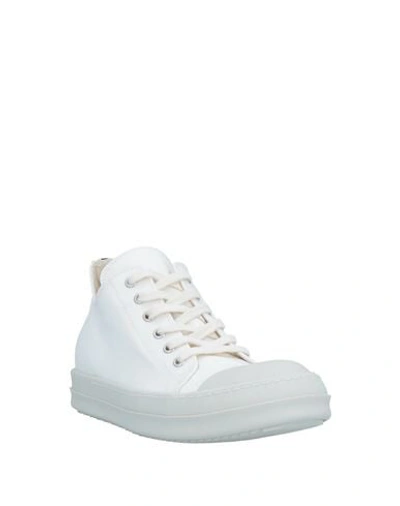 Shop Rick Owens Drkshdw Sneakers In White