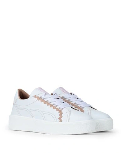 Shop See By Chloé Sevy Woman Sneakers White Size 7 Soft Leather