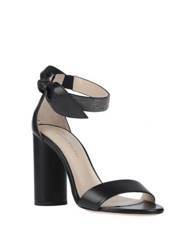 Shop Fabiana Filippi Woman Sandals Black Size 10 Soft Leather