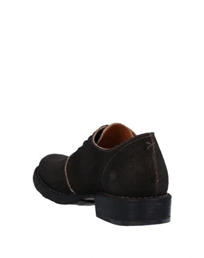 Shop Fiorentini + Baker Laced Shoes In Dark Brown