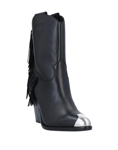 Shop Ash Woman Ankle Boots Black Size 6 Soft Leather
