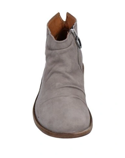 Shop Fiorentini + Baker Ankle Boots In Light Grey