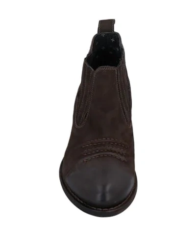 Shop Fiorentini + Baker Ankle Boots In Dark Brown