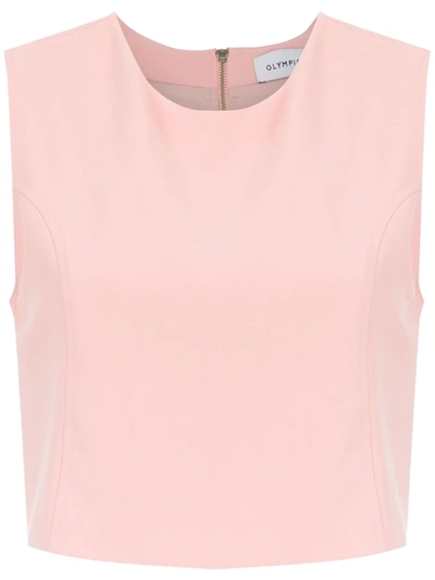Shop Olympiah Spezzia Cropped Top In Pink