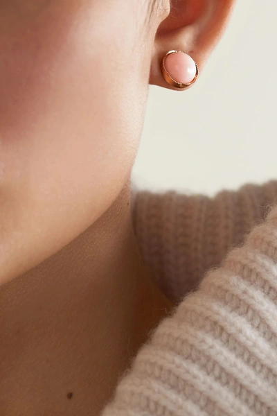 Irene Neuwirth 18-karat Rose Gold Opal Earrings In Rose Gold
