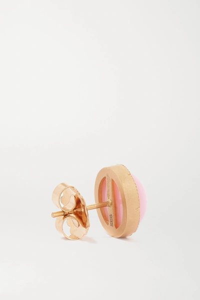 Irene Neuwirth 18-karat Rose Gold Opal Earrings In Rose Gold