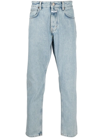 Shop Closed Straight-leg Organic Cotton Jeans In Blue