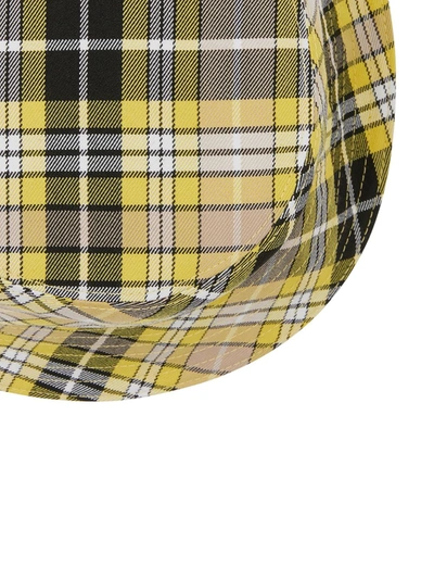 Burberry Reversible Checked Wool-blend Twill Bucket Hat In Beige