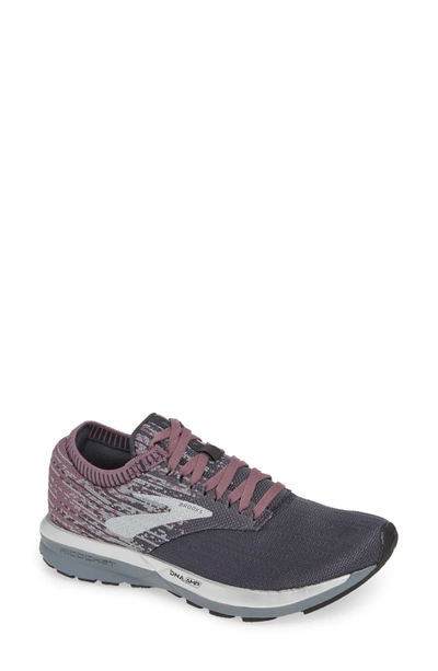 Shop Brooks Ricochet Running Shoe In Black/grey/arctic Du