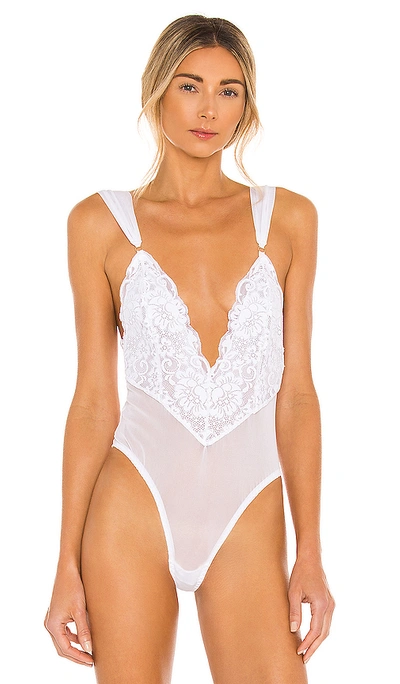Shop Hah Cheap And Cheerful Bodysuit In Blanc