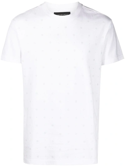 Shop Viktor & Rolf Eyelet & Stud T-shirt In White