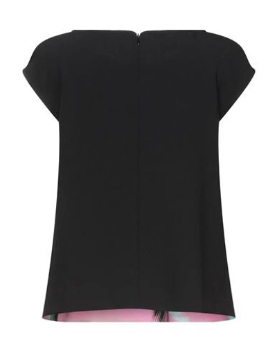Shop Boutique Moschino Blouses In Black