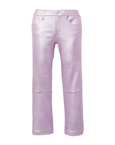 Shop Rta Woman Pants Light Purple Size 26 Lambskin
