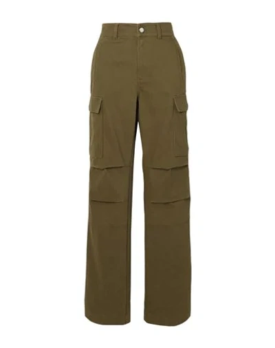 Shop Alexander Wang T Pants In Military Green