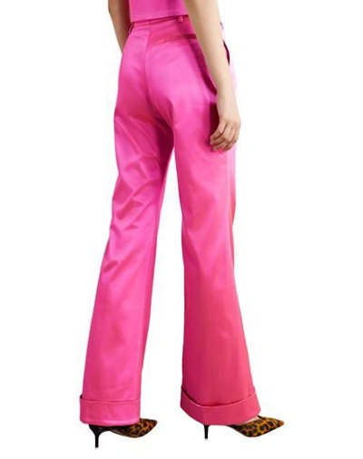 Shop House Of Holland Woman Pants Fuchsia Size 6 Acetate, Polyacrylic, Elastane In Pink