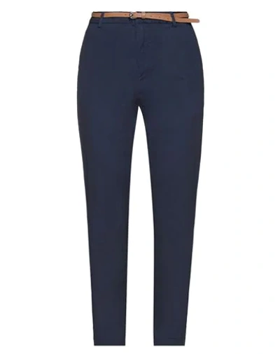 Shop Maison Scotch Pants In Dark Blue