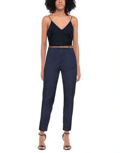 Shop Maison Scotch Pants In Dark Blue