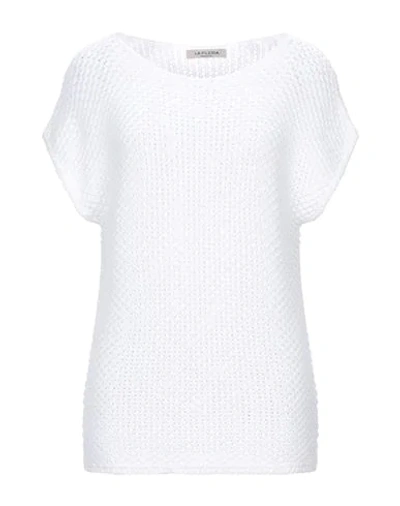Shop La Fileria Sweaters In White