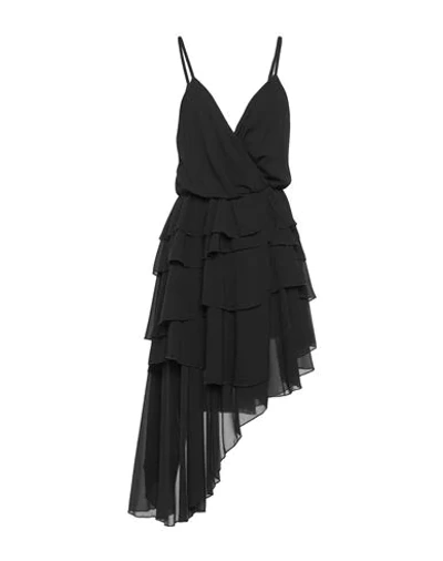 Shop Marc Ellis Woman Midi Dress Black Size 8 Polyester