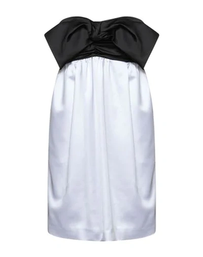 Shop Jijil Woman Mini Dress White Size 8 Cotton, Elastane, Acetate, Polybutylene