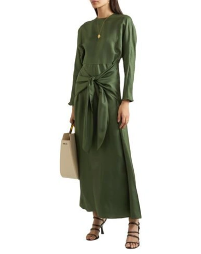 Shop Deitas Long Dresses In Dark Green