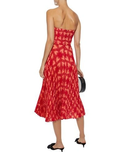 Shop Anna Sui Midi Dresses In Red