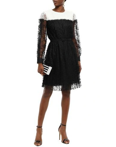 Shop Mikael Aghal Woman Midi Dress Black Size 6 Polyester