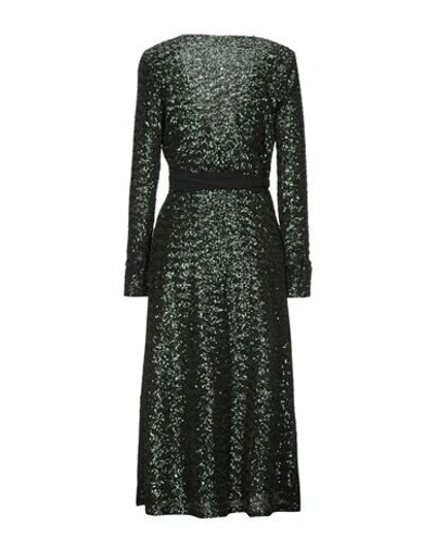 The Andamane Andamane Woman Midi Dress Dark Green Size Xs Polyester In Green