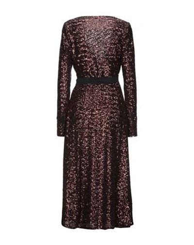 The Andamane Midi Dresses In Brown