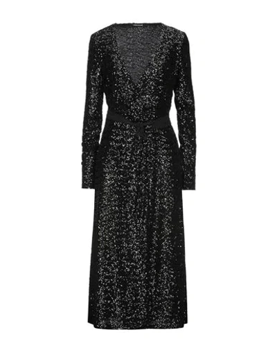 Shop Andamane Woman Midi Dress Black Size S Polyester