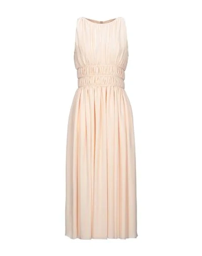 Emporio Armani Midi Dresses In Orange