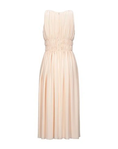 Emporio Armani Midi Dresses In Orange