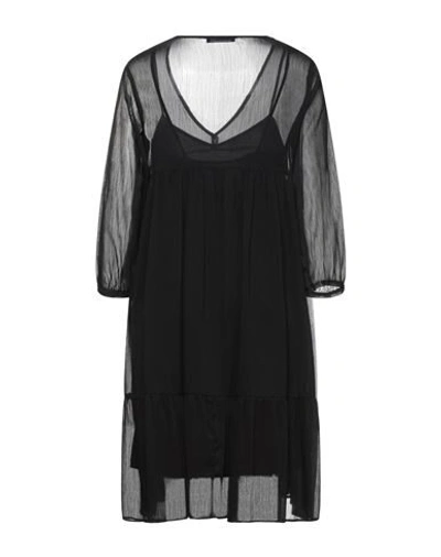 Shop Biancoghiaccio Short Dresses In Black