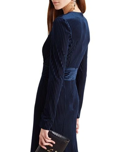 Shop Galvan  London Galvan London Woman Maxi Dress Midnight Blue Size 10 Polyester, Elastane