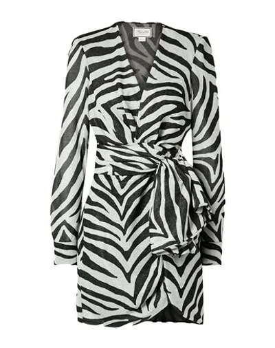 Shop Redemption Woman Mini Dress Grey Size 8 Polyester, Polyamide