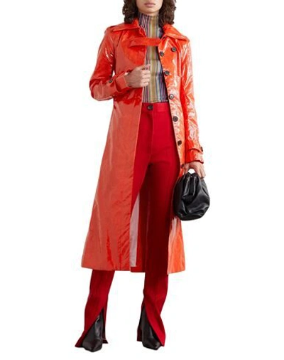 Shop Beaufille Overcoats In Red