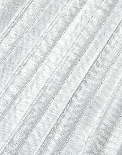Pushbutton Midi Skirts In Silver