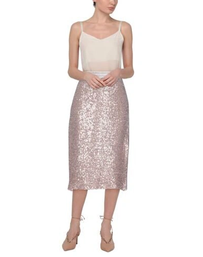 Altea Woman Midi Skirt Pink Size 8 Polyester In Pink